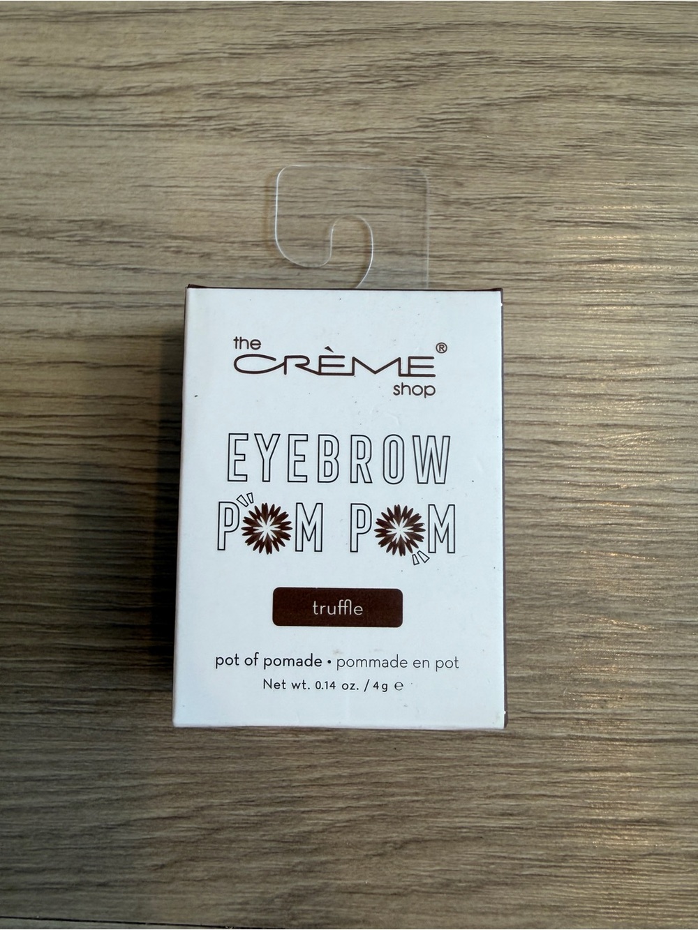 The Crème Shop Eyebrow Pom Pom Brow Pomade Truffle 0.14 oz New